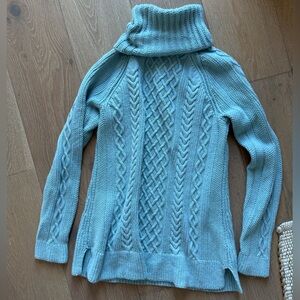 Talbots cable knit cotton/wool blend sweater